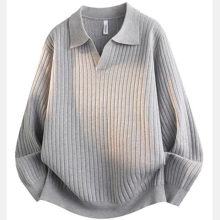 Herren Strukturierter Pullover Drune