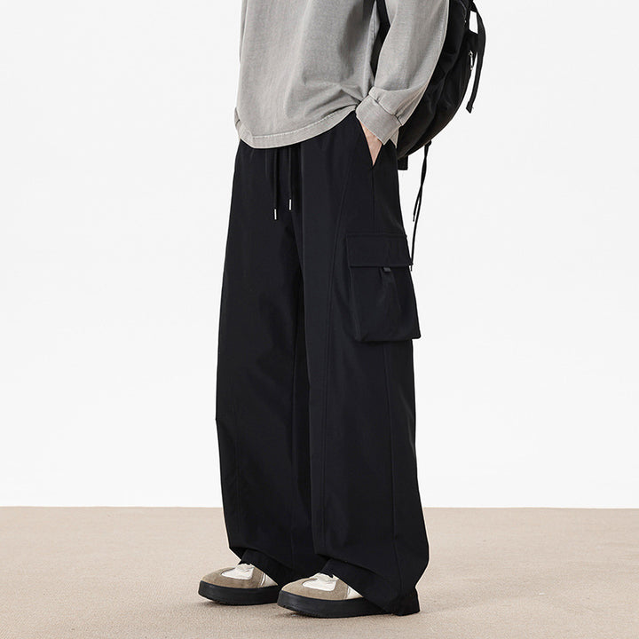 Herren Weitgeschnittene Cargo-Hose mit seitlichen Taschen