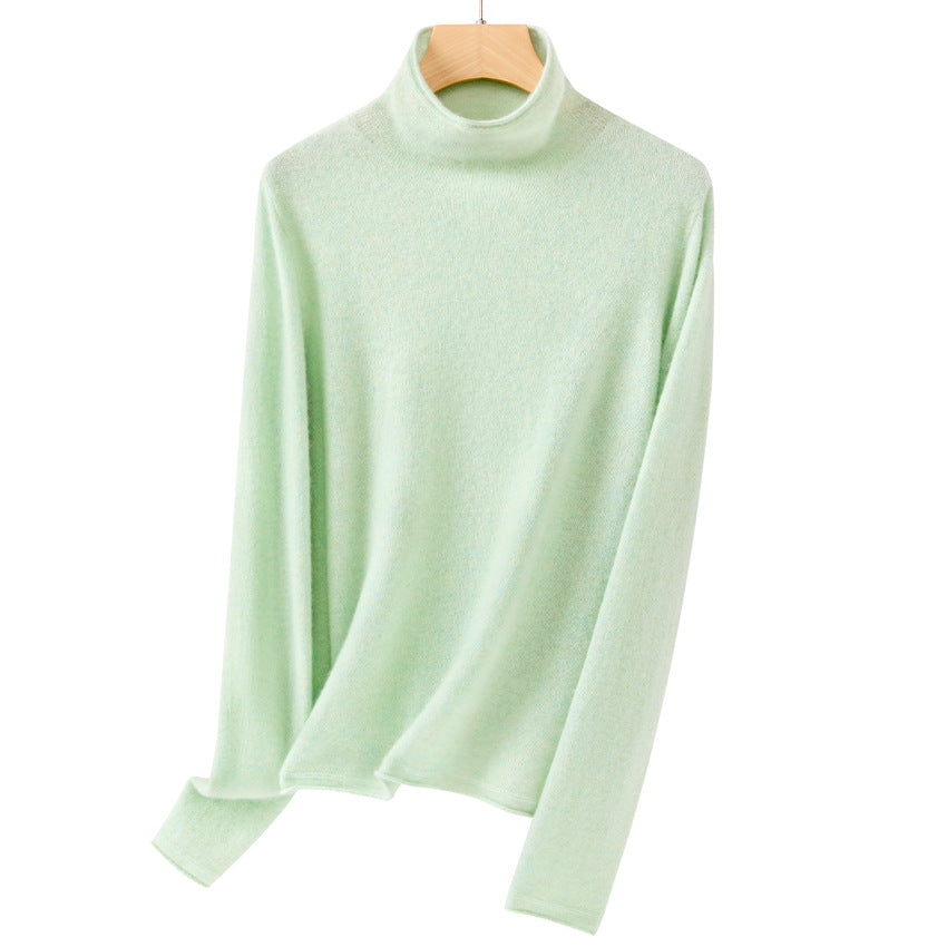 Damen Feiner Rollkragenpullover aus ultraleichtem Feinstrick mit schlanker Silhouette Drune