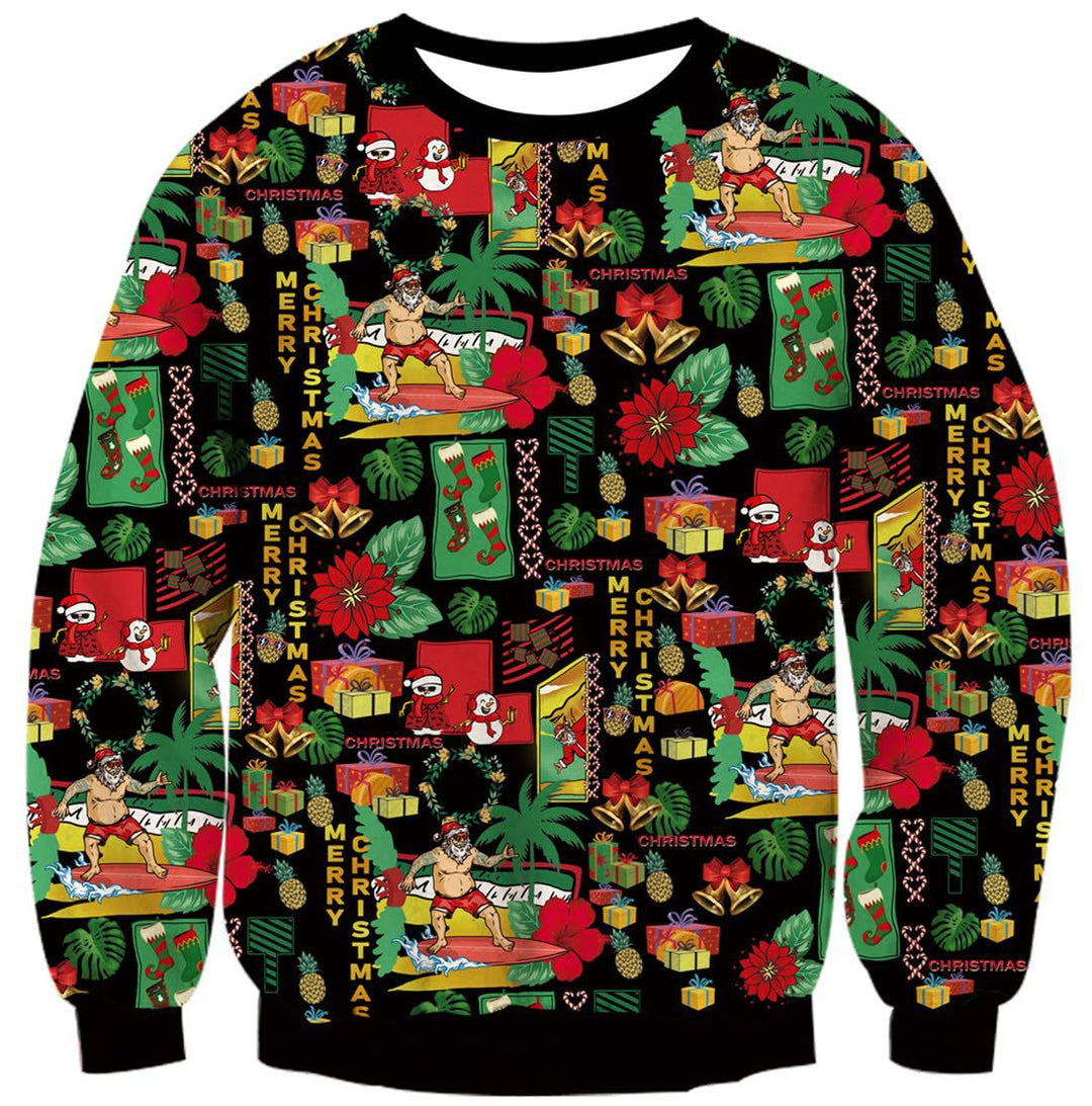 Damen Lustiger Sweatshirt mit einzigartigem Katzenmotiv Drune
