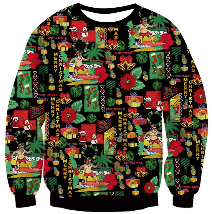 Damen Lustiger Sweatshirt mit einzigartigem Katzenmotiv Drune