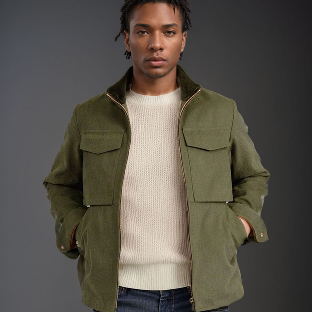 Herren stylische Funktionsjacke im modernen Design mit großzügigen Taschen Drune