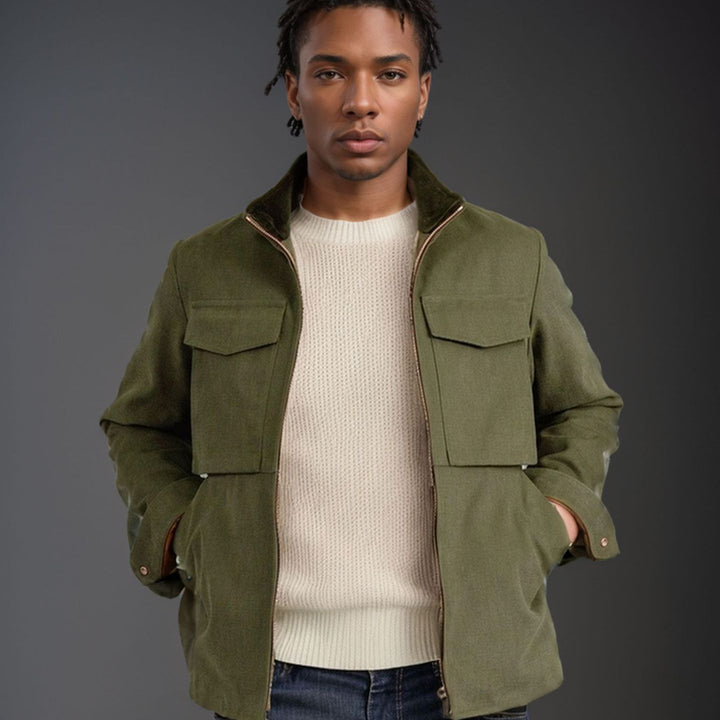 Herren stylische Funktionsjacke im modernen Design mit großzügigen Taschen Drune
