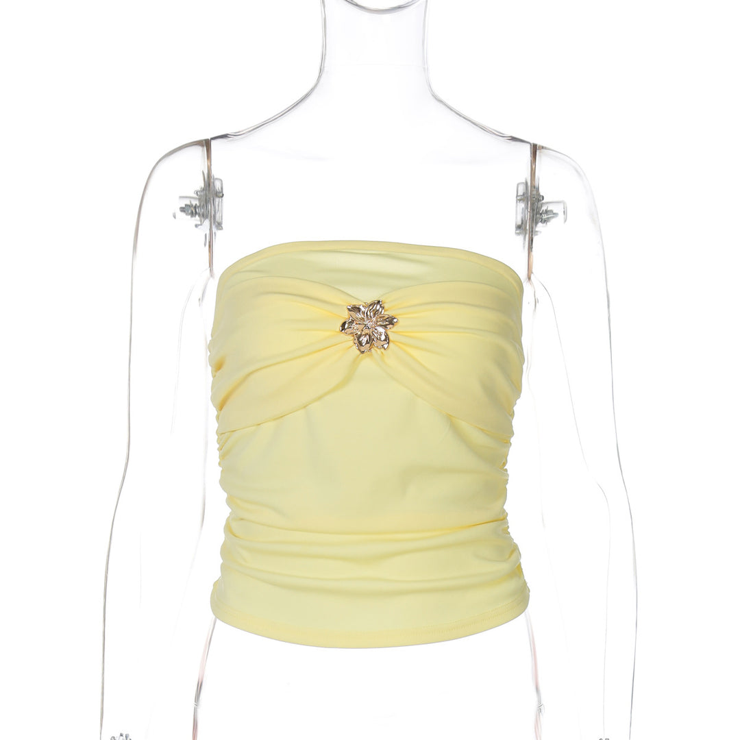 Damen Bustieroberteil mit elegantem Twist und glitzerndem Schmuckdetail Drune