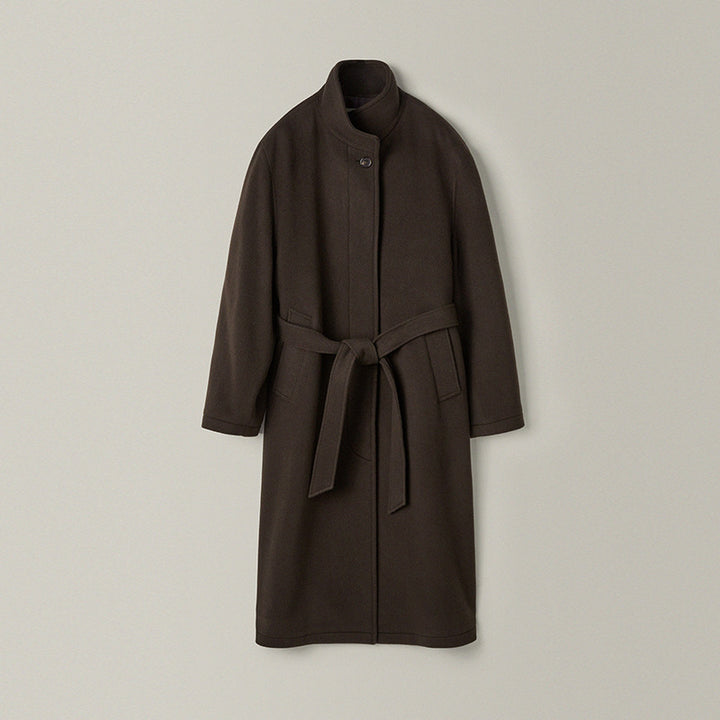 Damen eleganter und oversize Wollmantel Drune