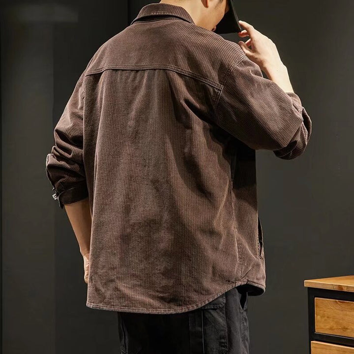Herren Kordjacke mit Taschen Drune