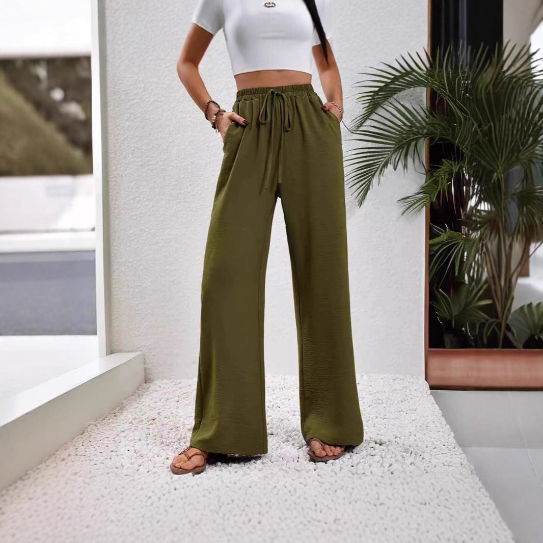 Damen weite Palazzo-Hosen Drune