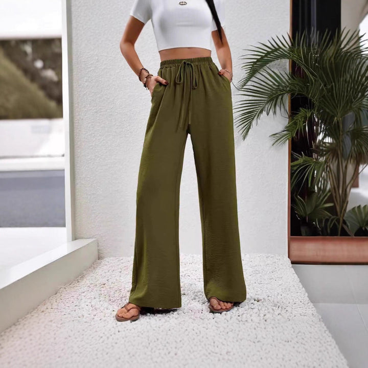 Damen weite Palazzo-Hosen Drune