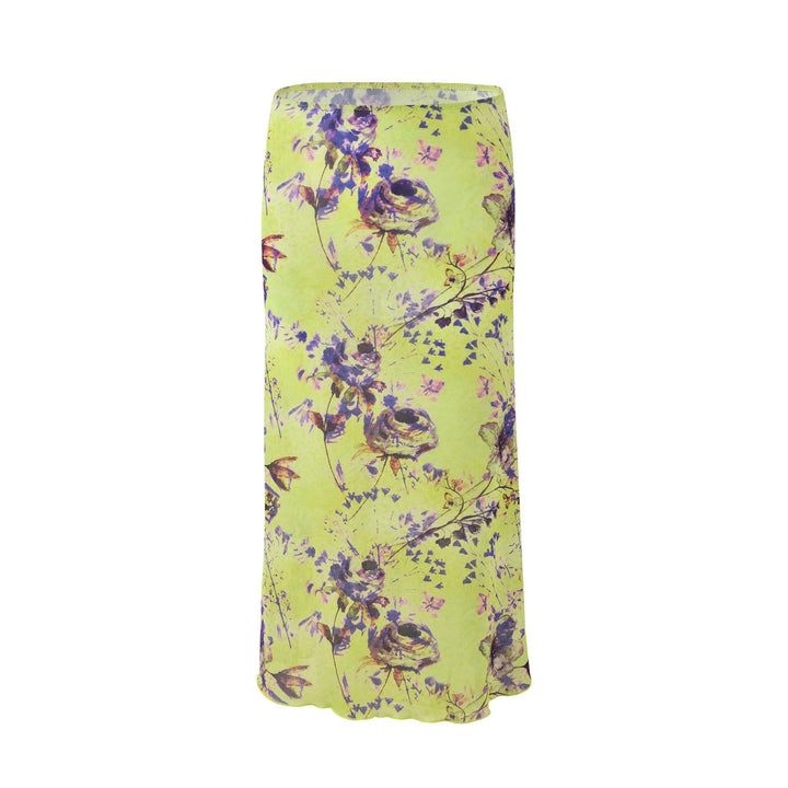 Damen Maxikleid mit verstellbarem Oberteil und Floralprint Drune