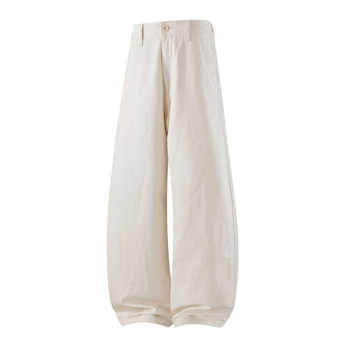 Damen Extraweite High‑Waist Culotte‑Hose mit ballonförmigem Saum und hohem Bund Drune