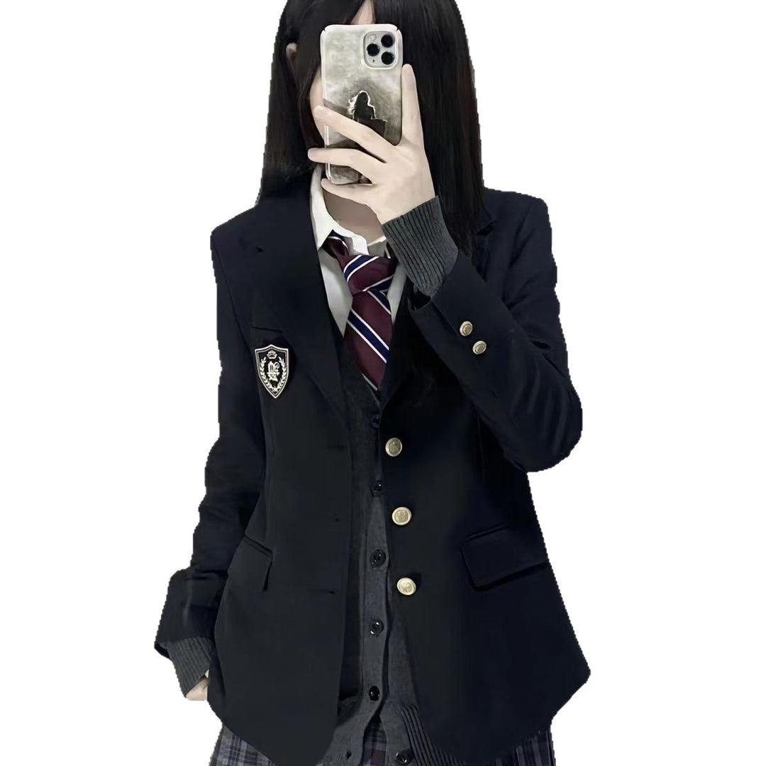 Damen modische Schuluniform Blazer Drune
