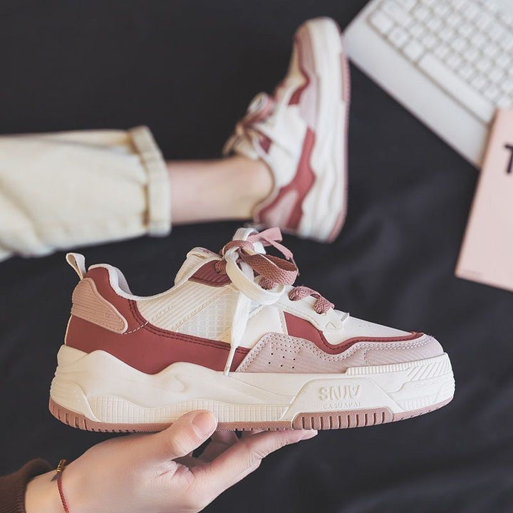 Damen Modische Sneakers mit dämpfender Sohle und atmungsaktivem Obermaterial Drune