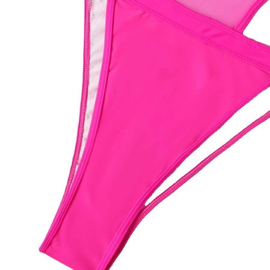 Damen Einteiliger Badeanzug mit innovativen Cut-Outs und längeren Ärmeln Drune