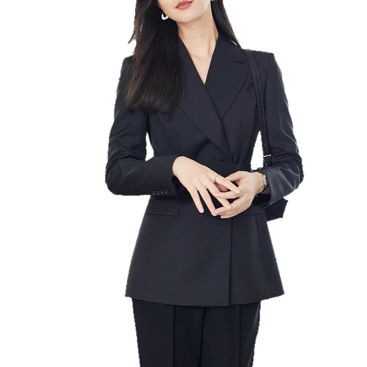Damen Eleganter Doppeltbreasted Blazer Drune 1789268859