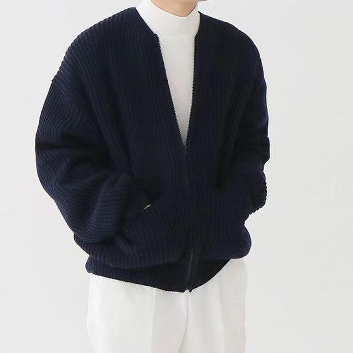 Herren Modische weiche Strickjacke Drune