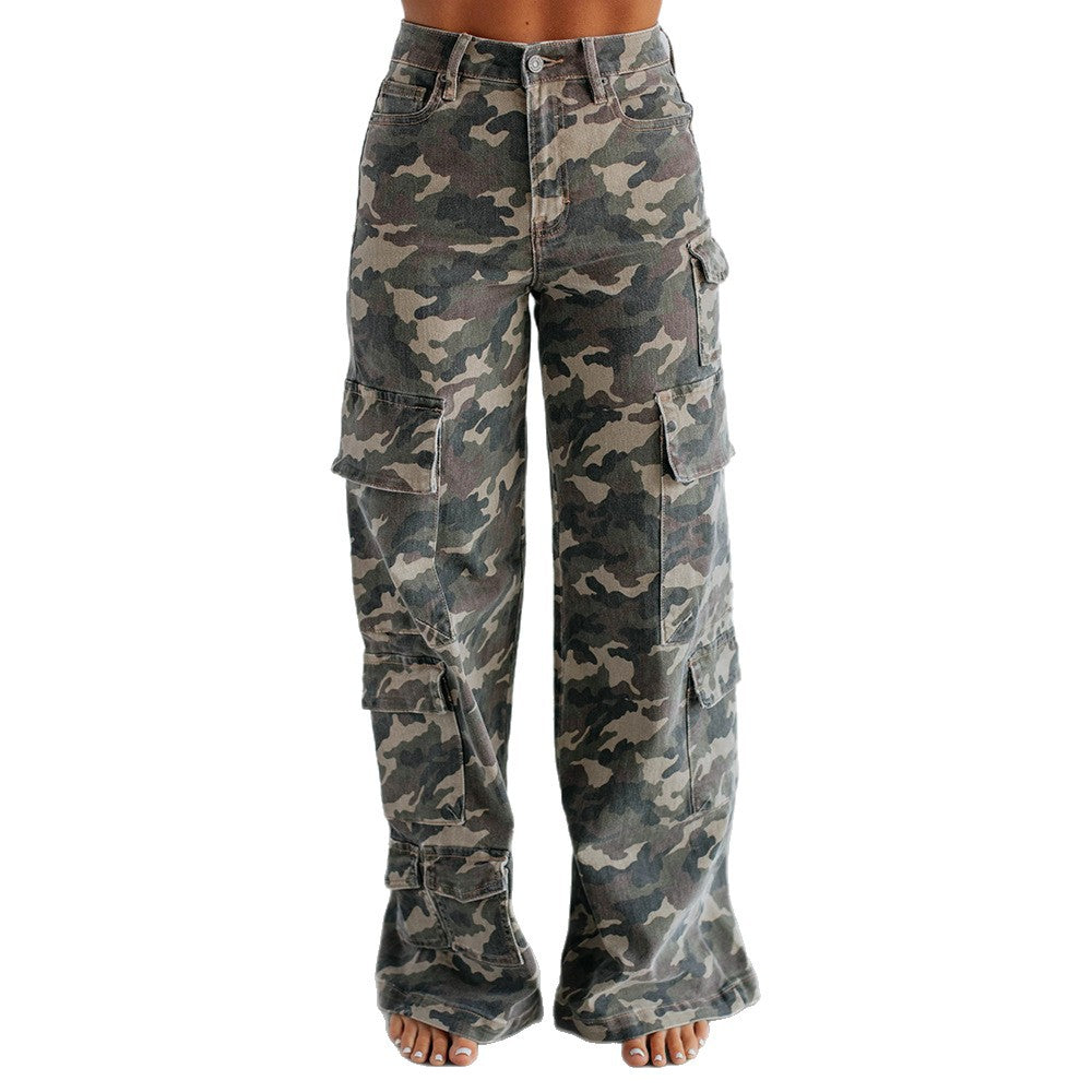 Damen Cargo-Hose mit weitem Schnitt Drune