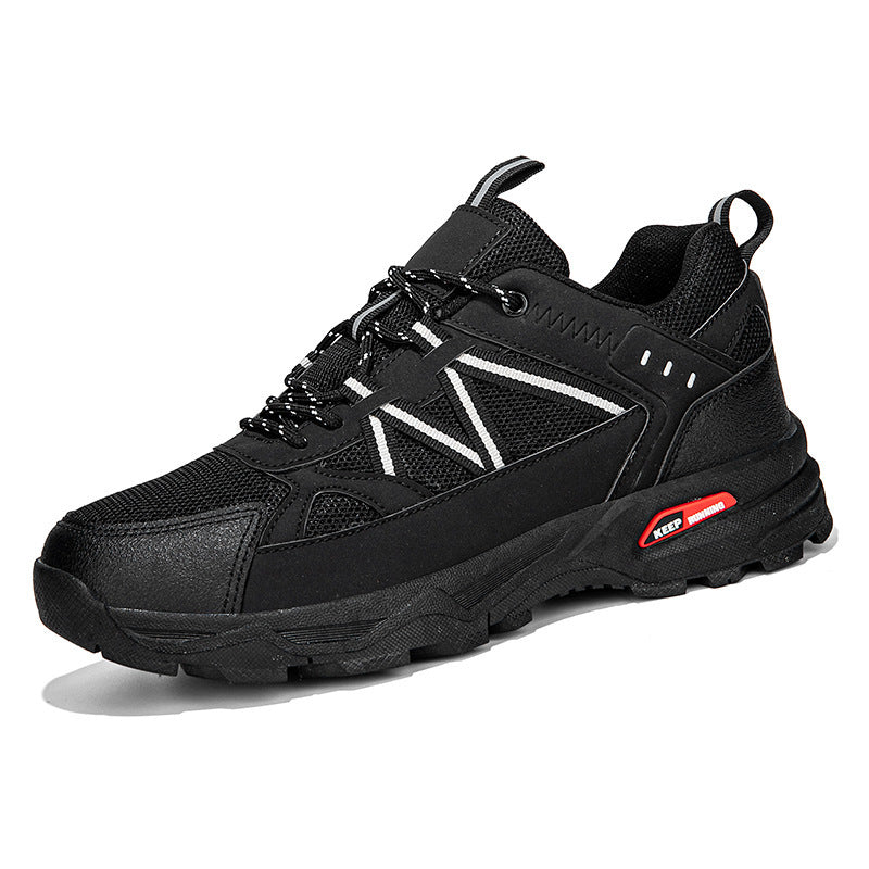 Herren robuste Outdoor-Trailrunner mit verstärkter Zehenkappe und stoßdämpfender Profilsohle Drune