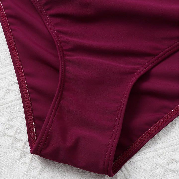 Damen Tankini-Set mit modischem Faltenrock Drune