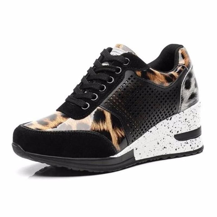 Damen Keilabsatz-Sneaker mit Mesh-Details und gepolstertem Komfort-Fußbett Drune