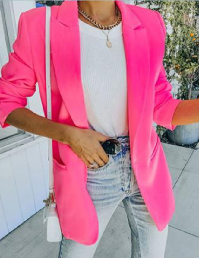 Damen Eleganter Blazer mit modernem Schnitt und praktischen Taschen Drune