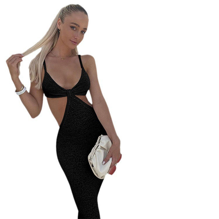 Damen Stylish geschnittenes Maxikleid mit einzigartigen Cut-Out-Details Drune
