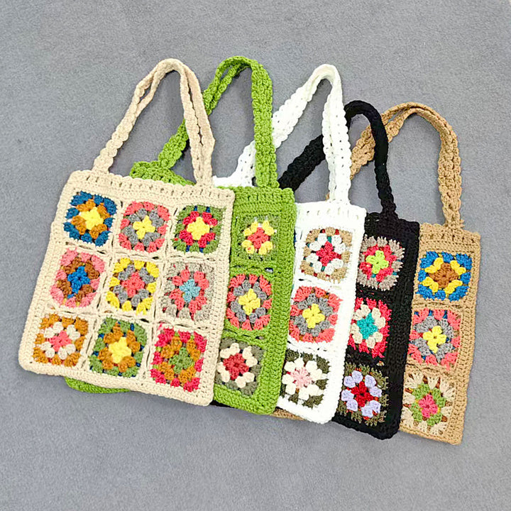 Damen Handgefertigte Häkel-Tasche Drune