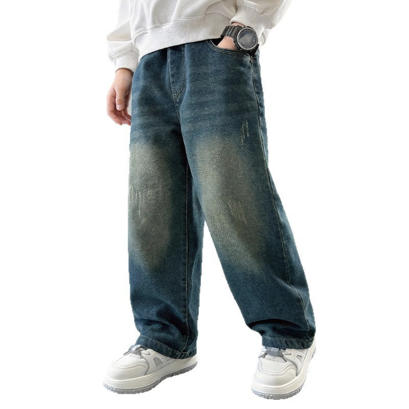 Unisex Weite Jeanshose Drune