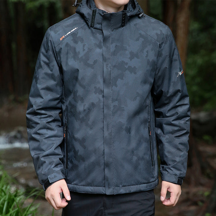 Herren Wasserdichte Outdoor-Jacke Drune