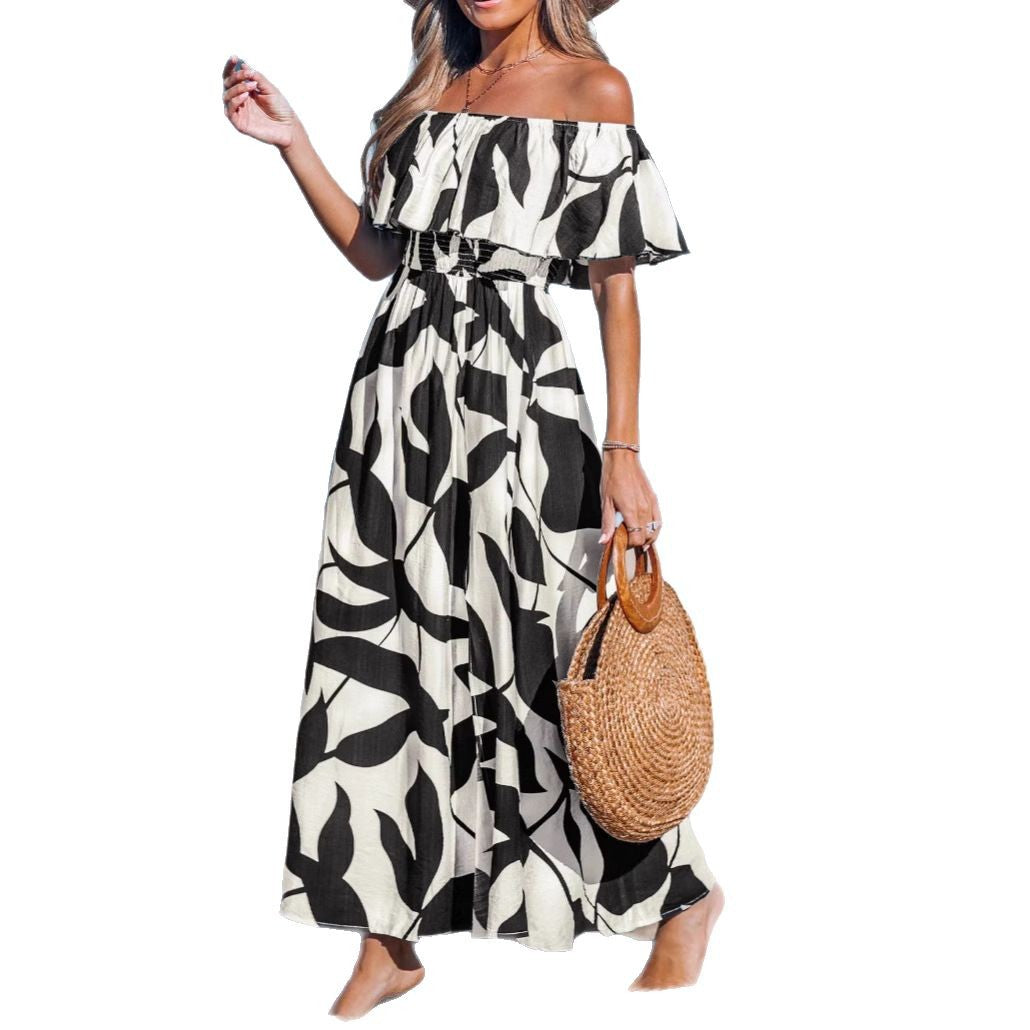 Damen Maxikleid Drune