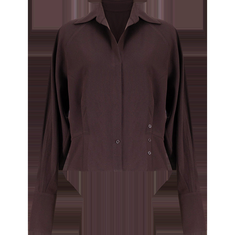 Damen Elegante Bluse mit innovativem Schnitt Drune