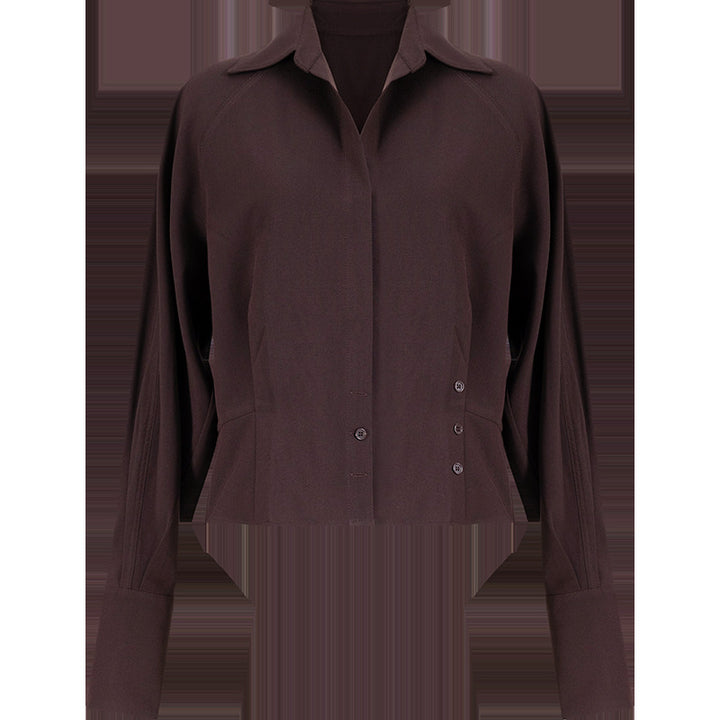 Damen Elegante Bluse mit innovativem Schnitt Drune