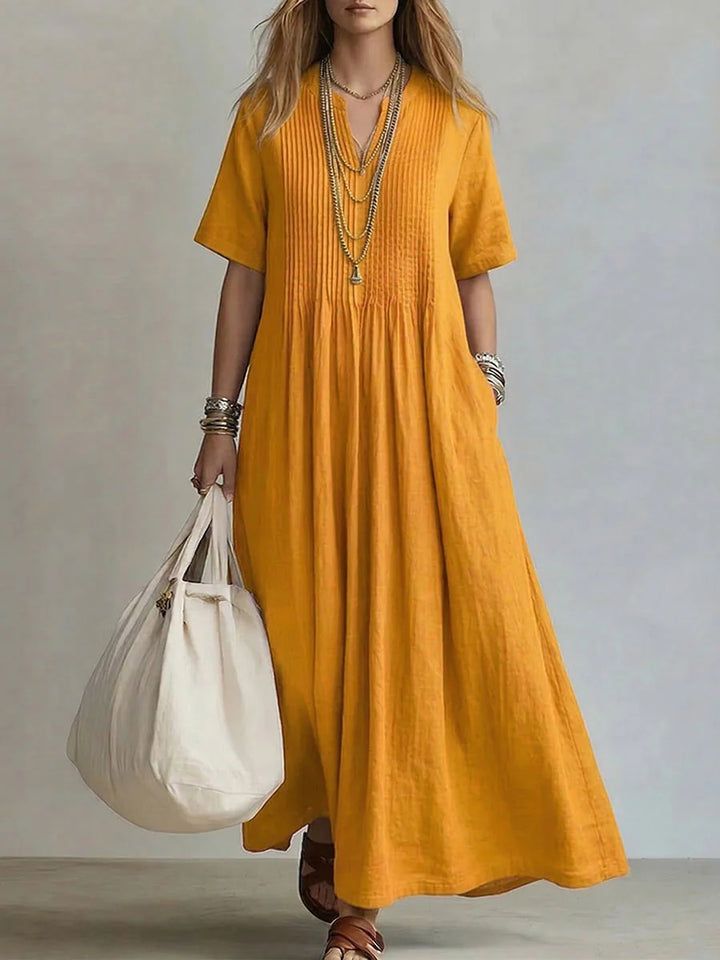 Damen Langes Sommerkleid Drune
