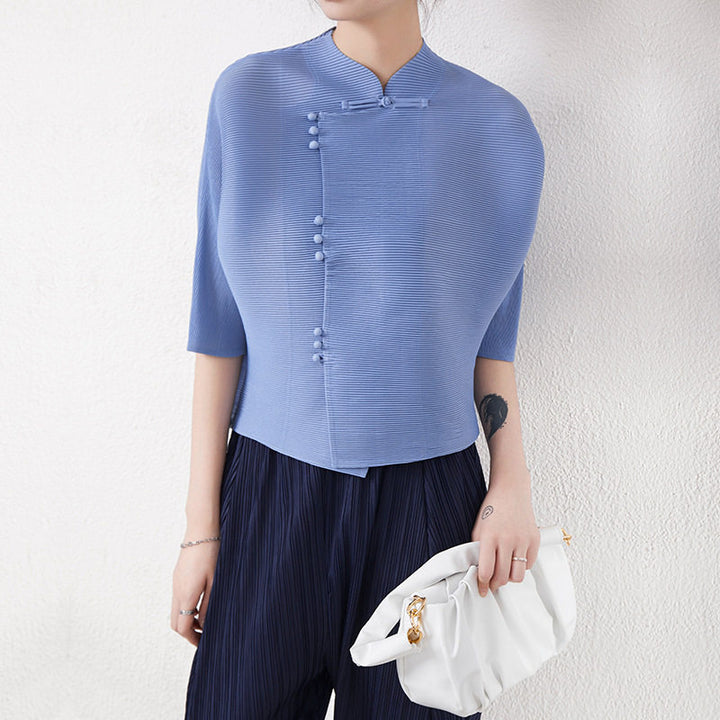 Damen Stylische Tunika mit asymmetrischem Schnitt Drune