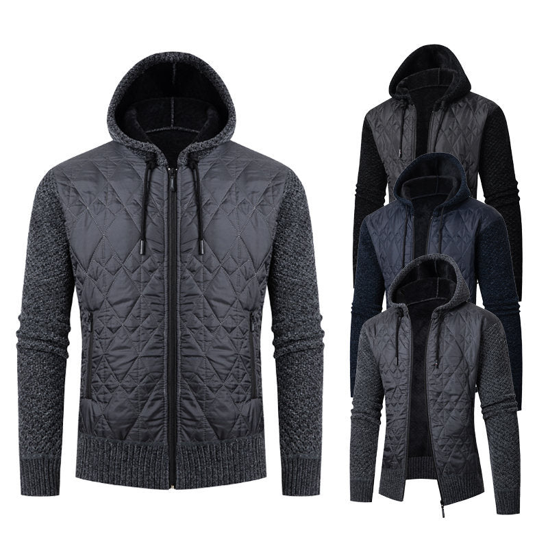 Herren sportliche Steppjacke mit weichem Innenfutter und praktischem Reißverschluss Drune