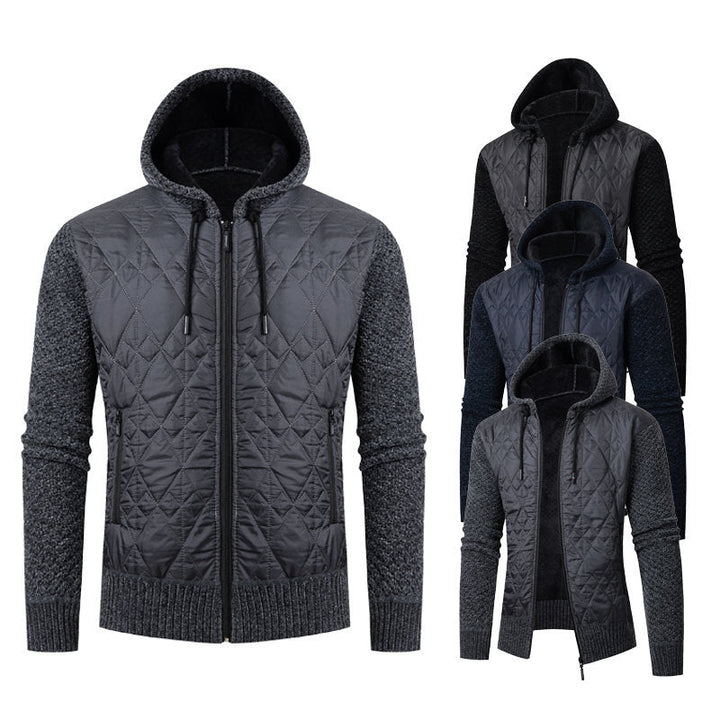 Herren sportliche Steppjacke mit weichem Innenfutter und praktischem Reißverschluss Drune