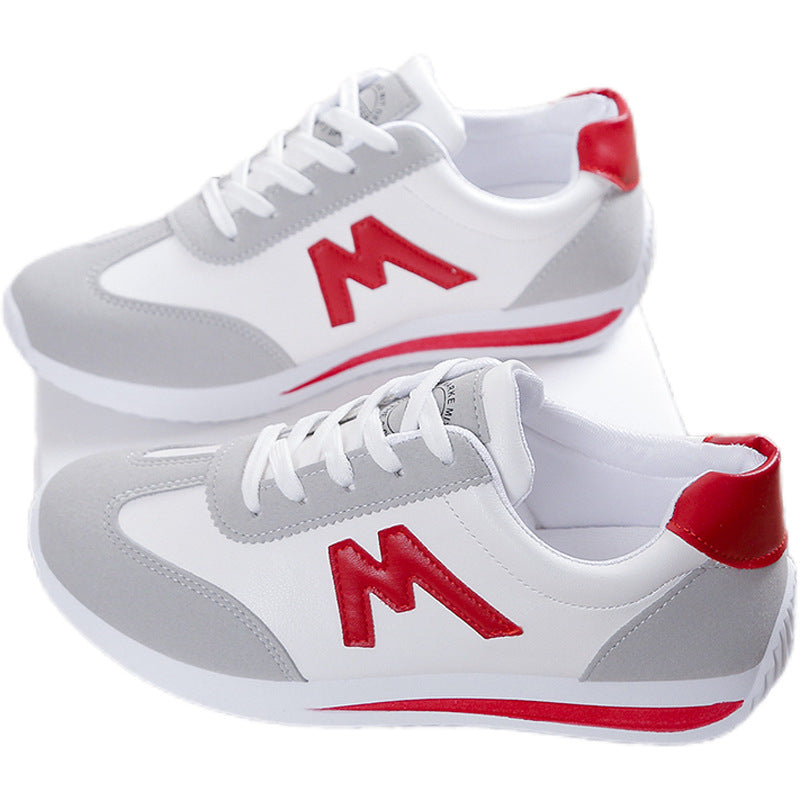 Damen Leichte Retro-Running Sneaker mit gepolsterter Komfortsohle und seitlichem Logo Drune