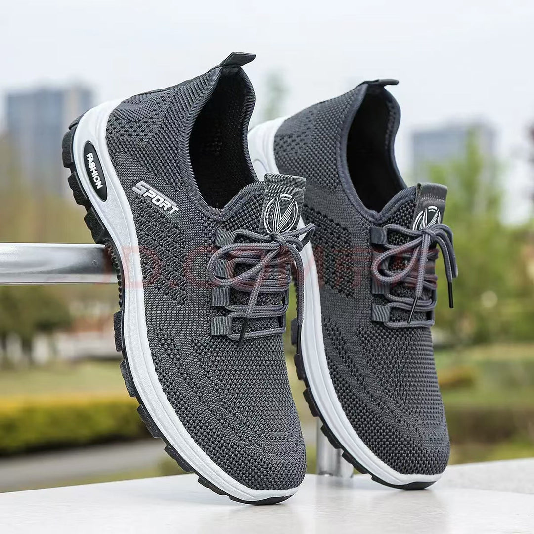 Damen Sportliche Sneakers mit elastischem Obermaterial und rutschfester Sohle Drune
