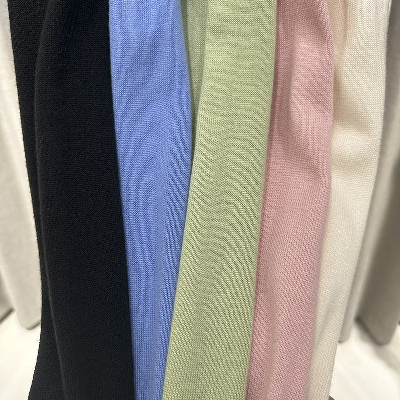 Damen Feiner Rundhals-Feinstrick-Cardigan mit schmaler Silhouette & verlängerten Bündchen Drune