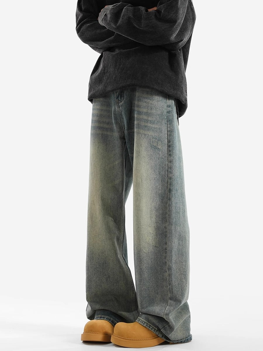 Damen Weit geschnittene lässige Jeans Drune