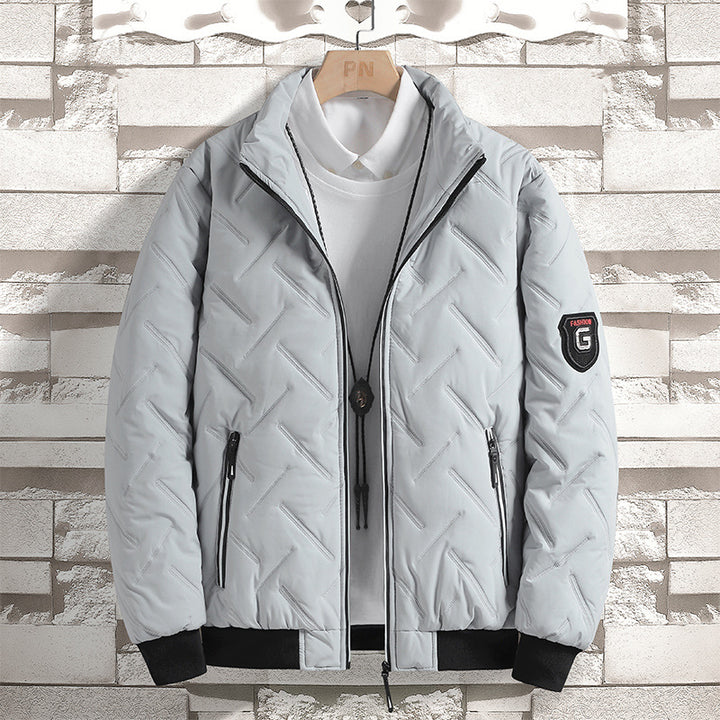 Herren Isolierte Steppjacke mit hochschließendem Kragen Drune