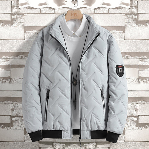 Herren Isolierte Steppjacke mit hochschließendem Kragen Drune