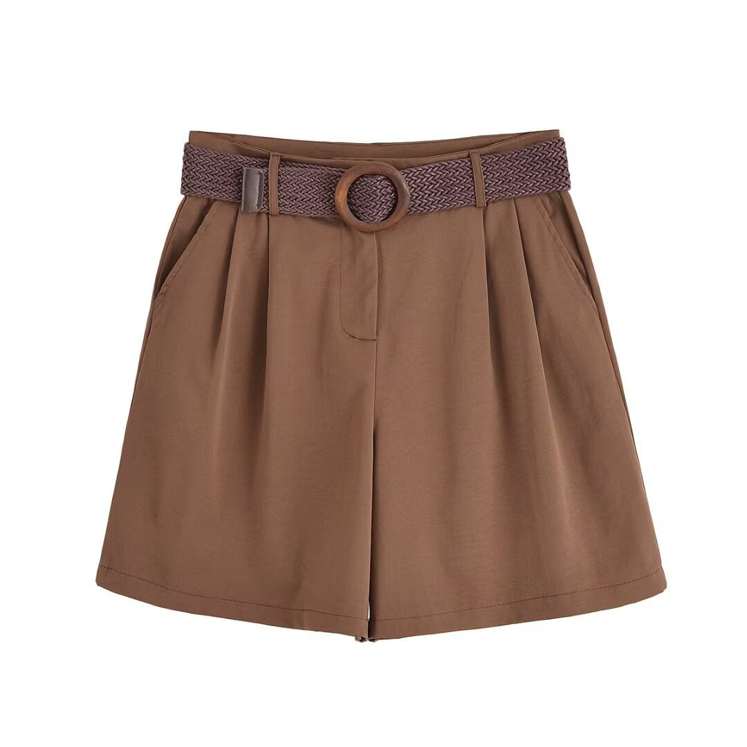 Damen Oversize-Hemdbluse mit dreiviertel-Ärmeln und Manschetten Drune