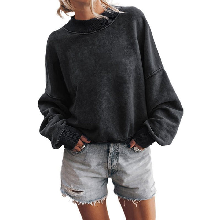 Damen lässiger Oversize Sweatshirt Drune