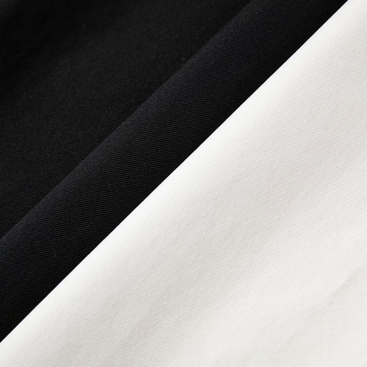 Damen Hochtaillierte gerade geschnittene Chino-Hose mit Bügelfalte Drune