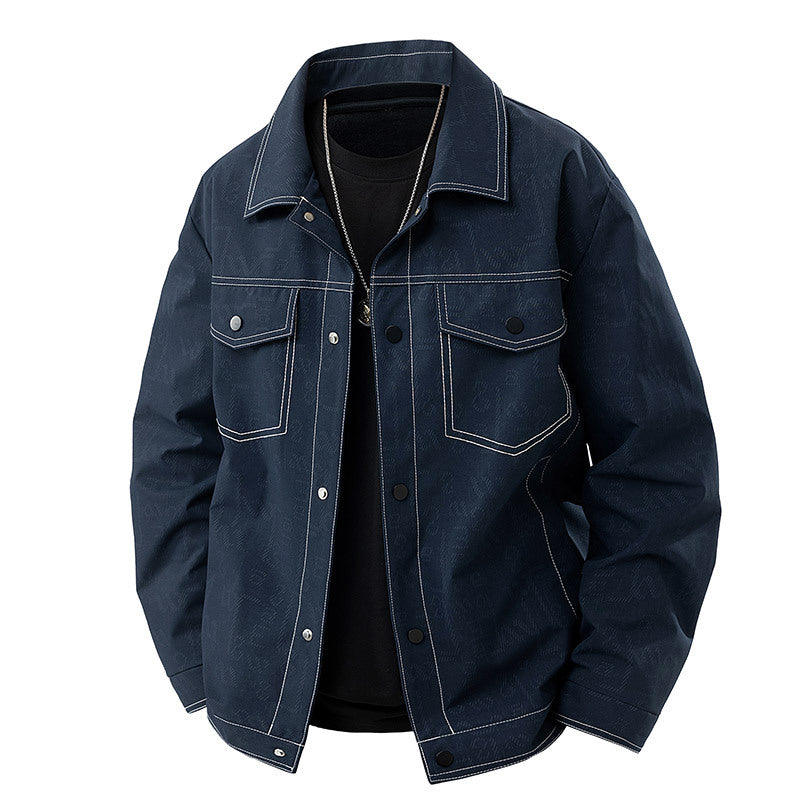 Herren Modische Überziehjacke Drune