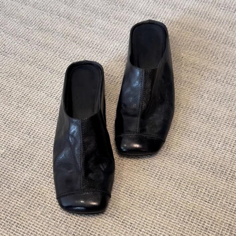 Damen Clogs aus hochwertigem Leder mit besonderem Design und komfortabler Passform Drune