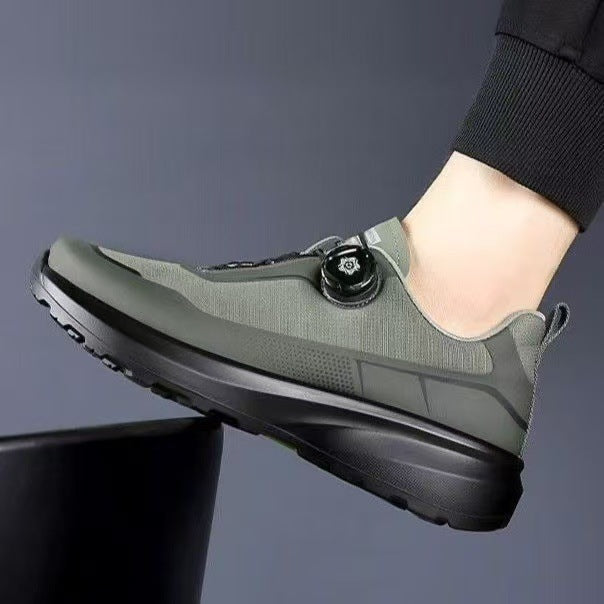 Herren Moderner atmungsaktiver Strick-Sneaker mit BOA-Drehverschluss und dämpfender Laufsohle Drune