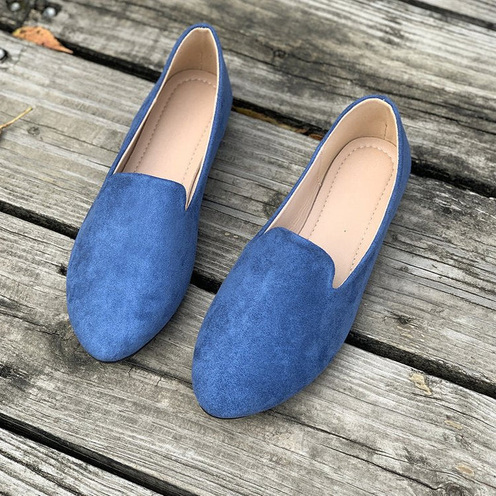 Damen Mokassins aus hochwertigem Wildleder mit elegantem Schnitt Drune