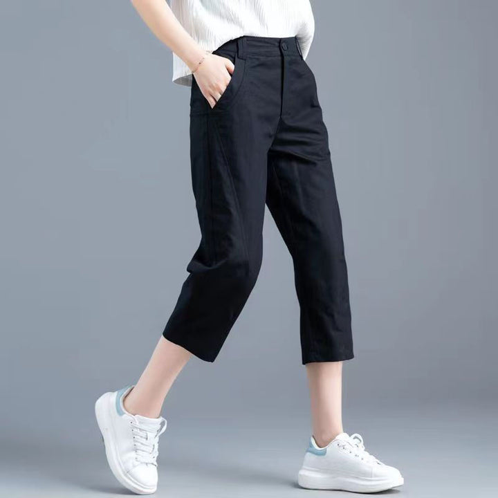 Damen modische Culotte Hose mit komfortablem Schnitt Drune