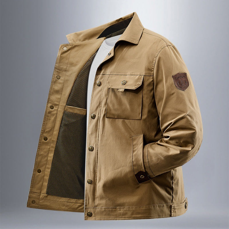 Herren Robuste Utility-Jacke mit praktischen Taschen